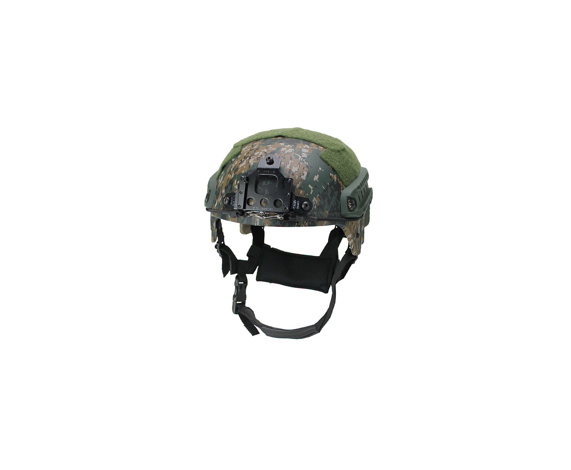Capacete Tático Para Airsoft/paintball Mod Ibh X Woodland Digital