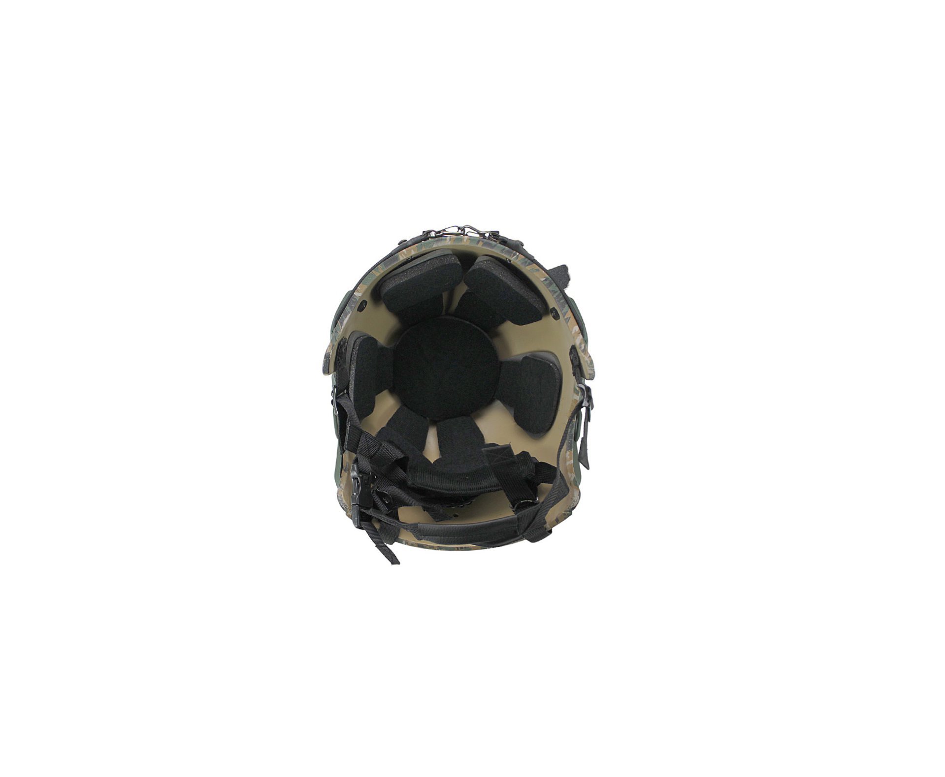 Capacete Tático Para Airsoft/paintball Mod Ibh X Woodland Digital