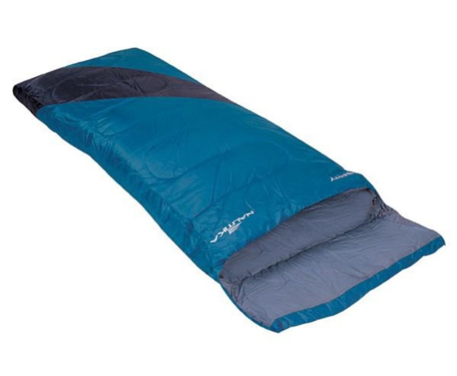 Saco de Dormir Liberty +4°c A +10°c Preto E Azul - Nautika