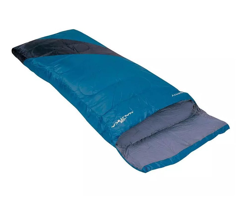 Saco de Dormir Liberty +4°c A +10°c Preto E Azul - Nautika