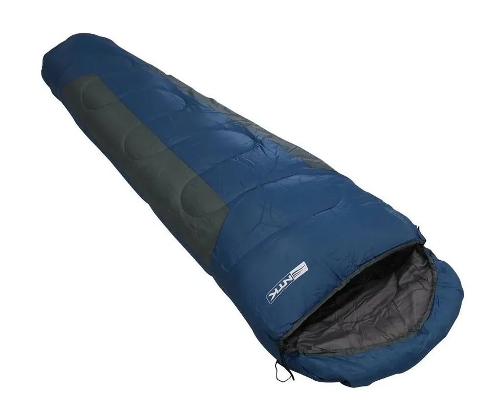 Saco De Dormir Mummy -1°c A +8°c Azul E Cinza - Nautika