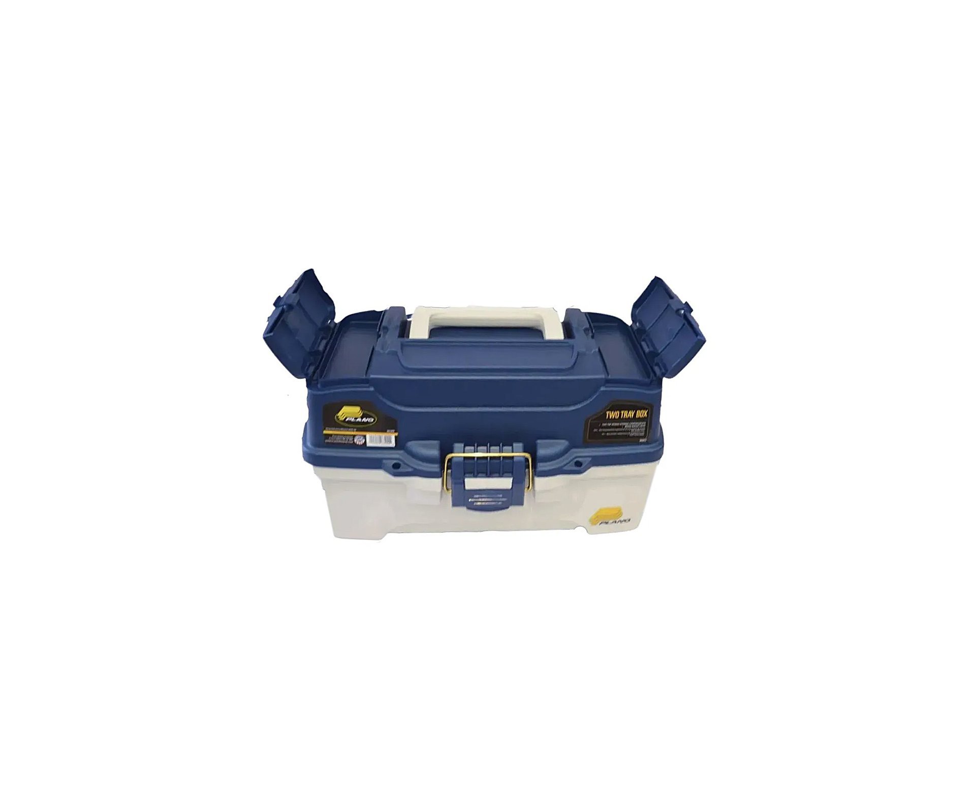 Caixa Para Pesca (6202 Azul C/ 2 Bandejas 2 Suporte Plano