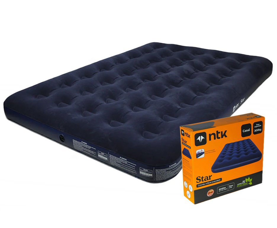 Colchão Inflavel Star Casal aveludado - Nautika