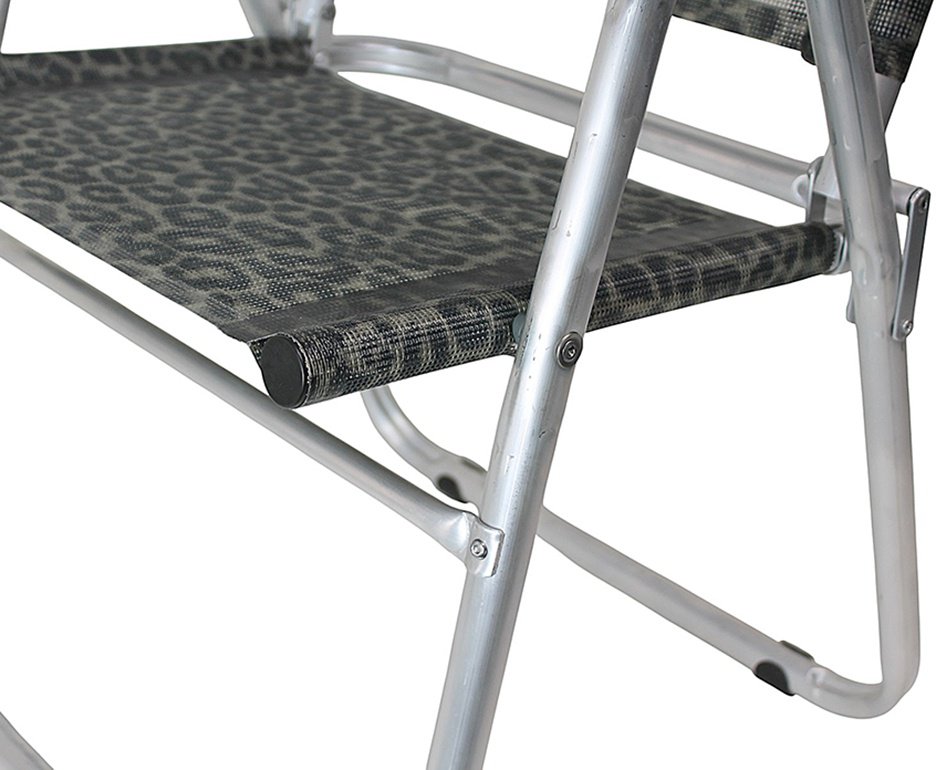 Cadeira Praia Em Aluminio Zaka Cancun Plus Colors Onça