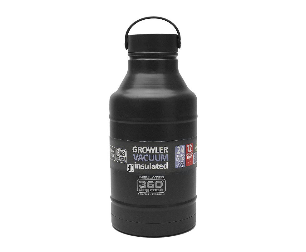 Garrafa / Growler Térmico 1,8L - Mod 360° Sea To Summit - Preto