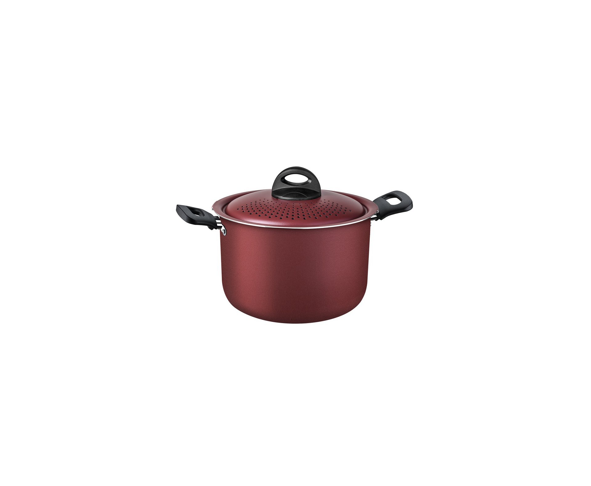 Panela Espagueteira Tramontina 27817025 Loreto 5.7 L Antiaderente Vermelha