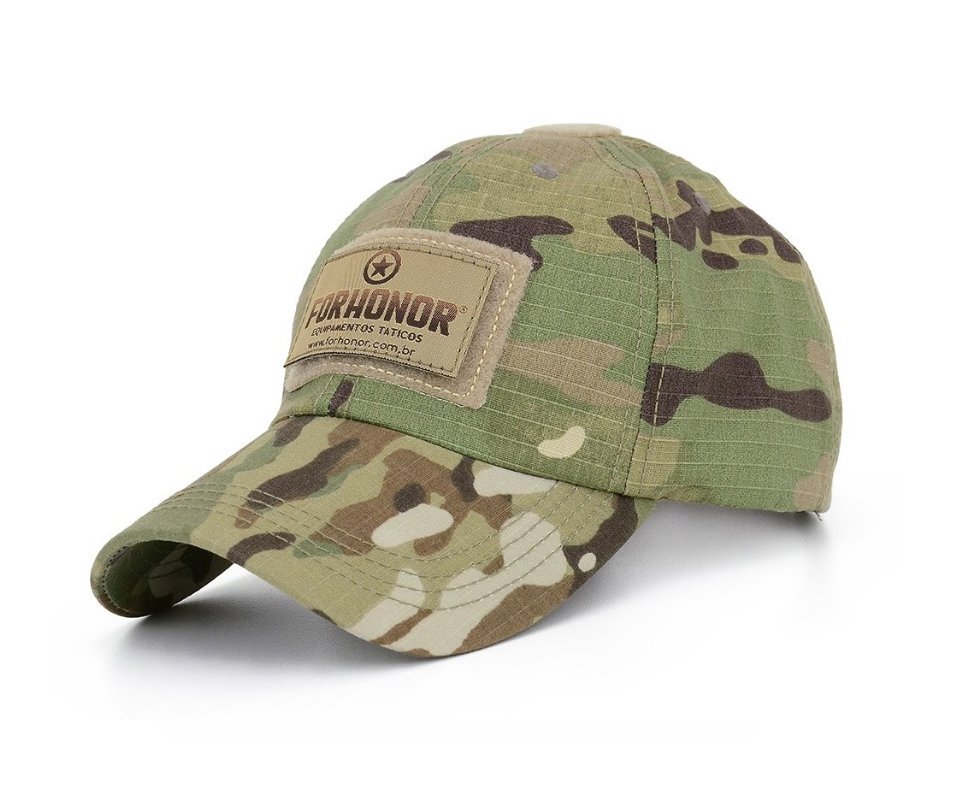 Boné Tatico Rip Stop Velcro ForHonor - 23 Multicam Nacional