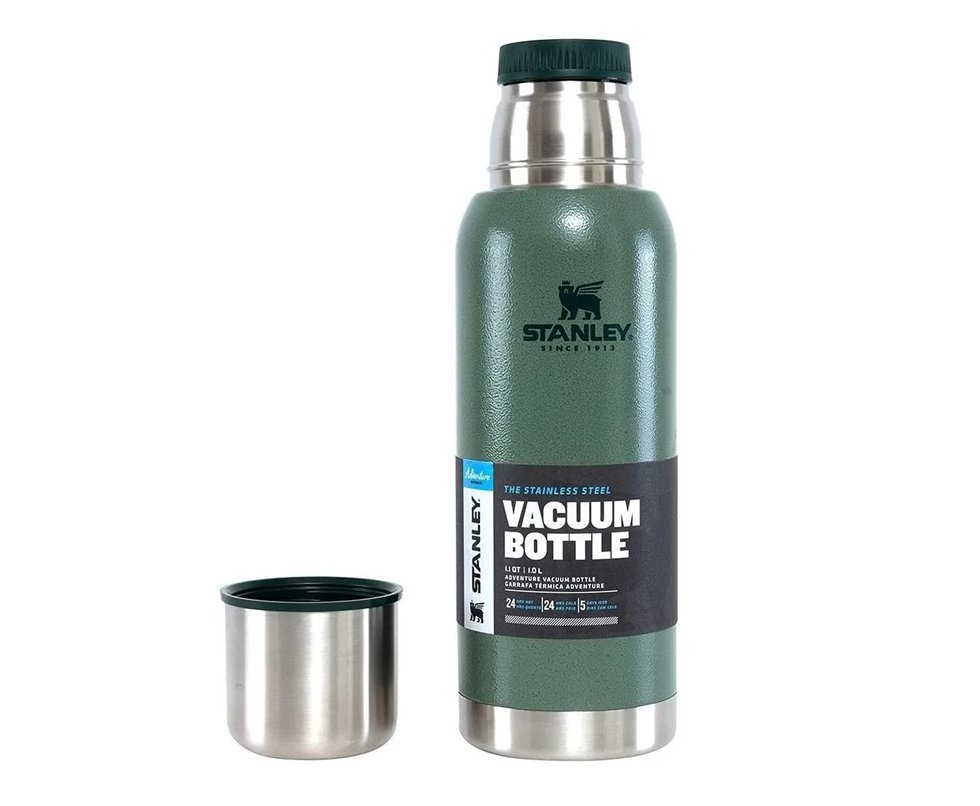 Garrafa Térmica Stanley Adventure Green Quente Frio 739ml