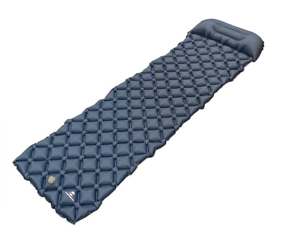 Colchonete Inflável Solteiro Dott 1,95M X 58Cm Azul - Guepardo