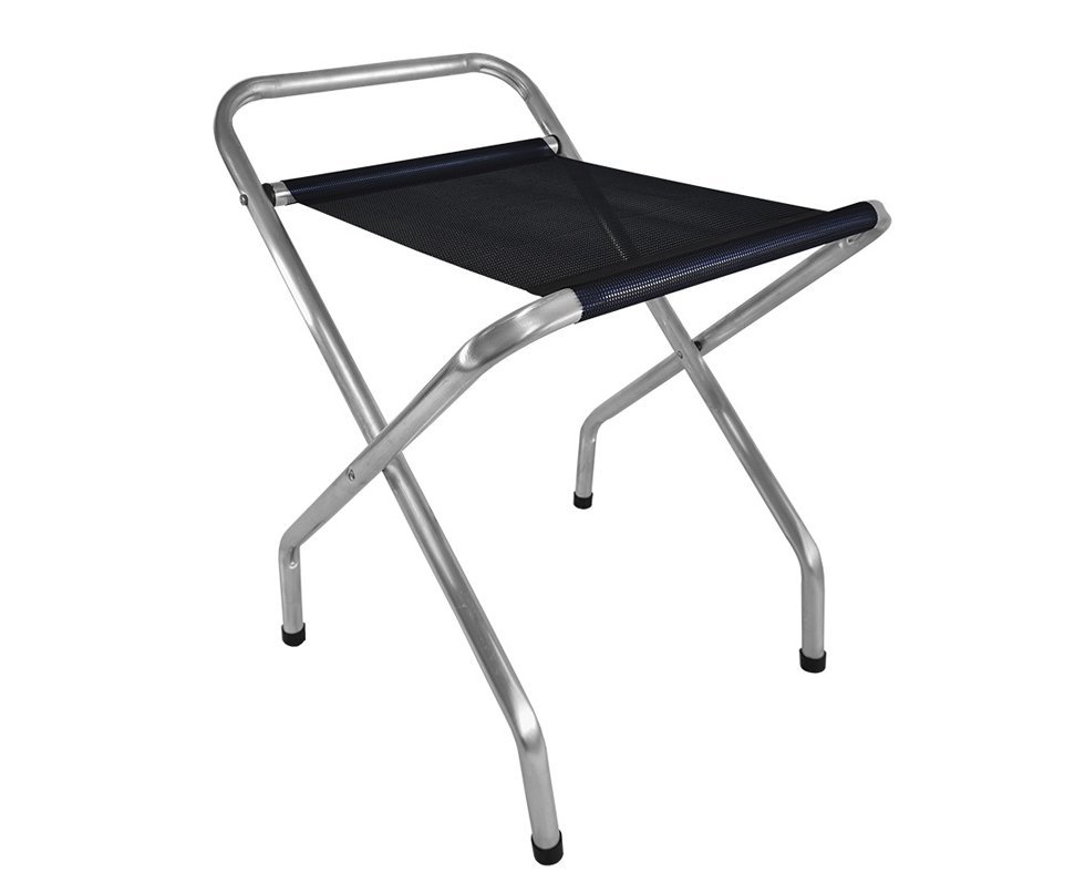 Suporte Mala Hotel Preto com encosto Zaka - Hoteis Pousadas Quartos