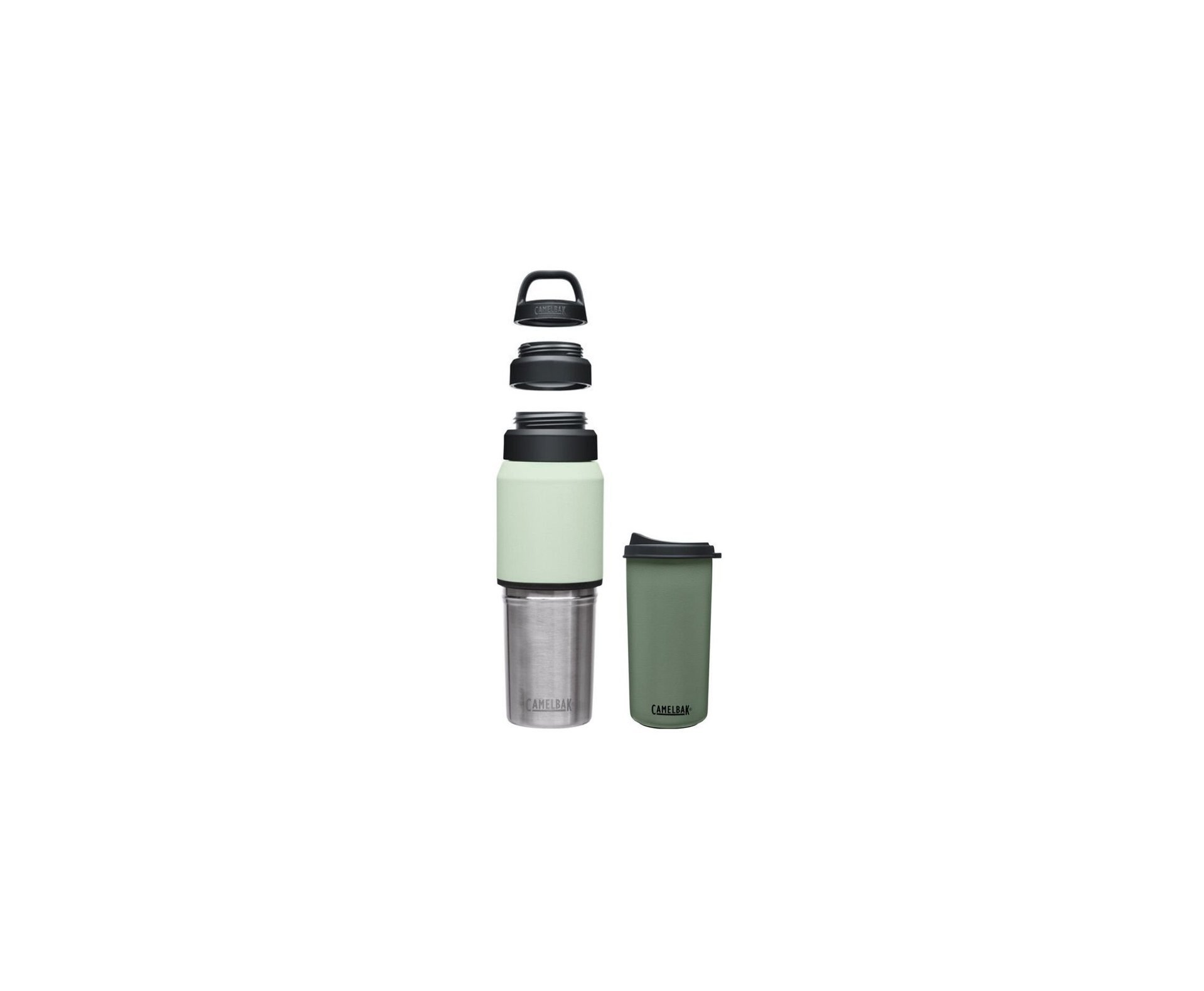 Garrafa térmica Multibev 2 em 1 CamelBak 650ml Verde