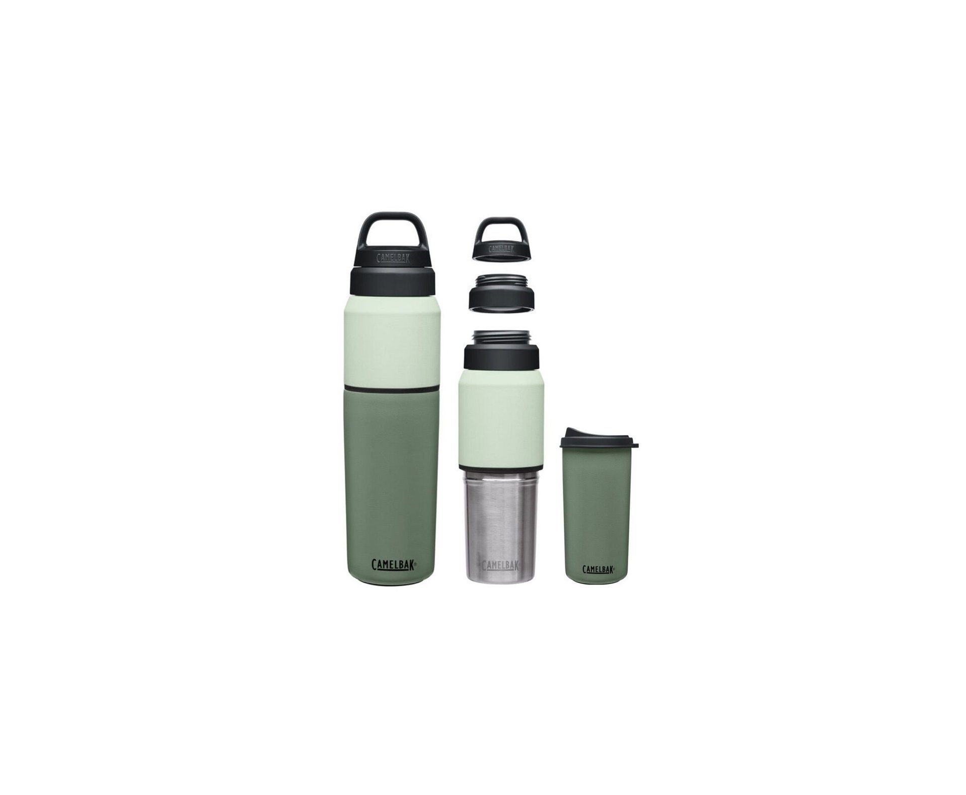 Garrafa térmica Multibev 2 em 1 CamelBak 650ml Verde