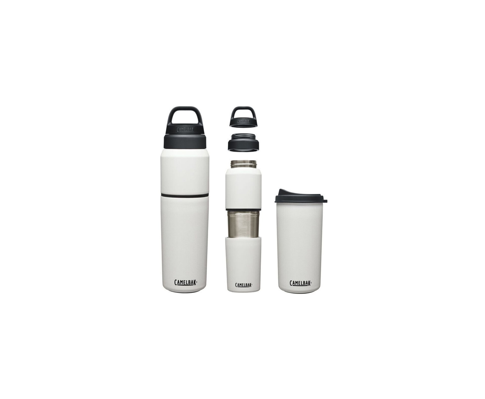Garrafa térmica Multibev 2 em 1 CamelBak 650ml Branca