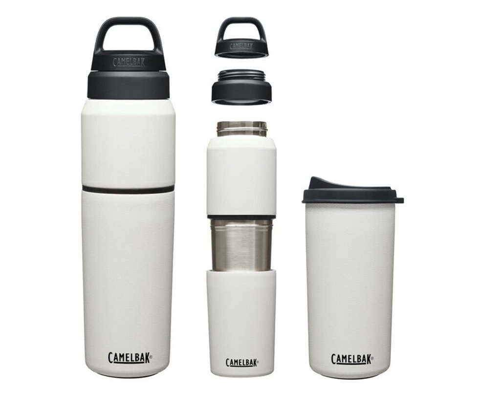 Garrafa térmica Multibev 2 em 1 CamelBak 650ml Branca