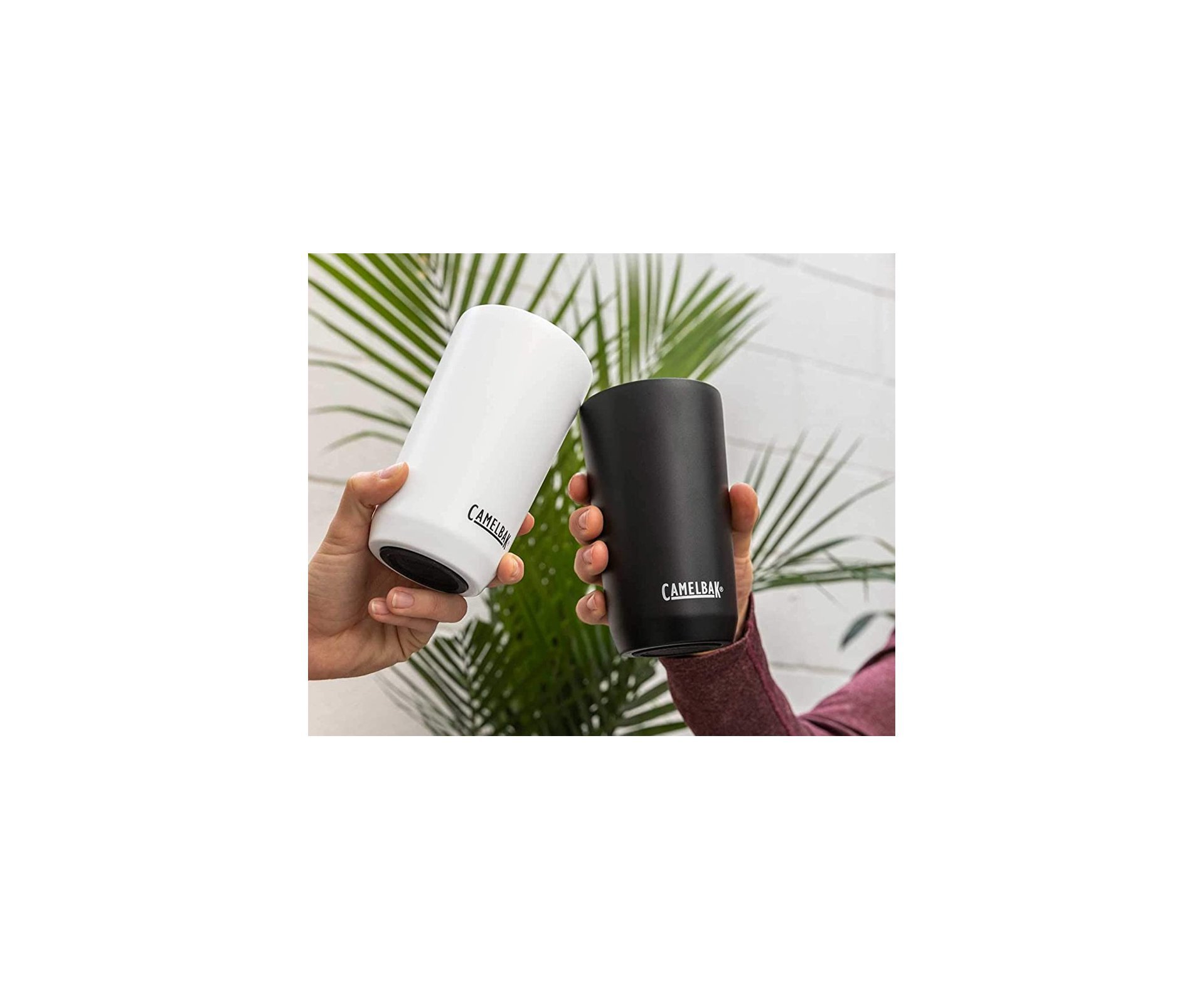 Copo térmico com Tampa Camelbak Thumbler 500ML Branco