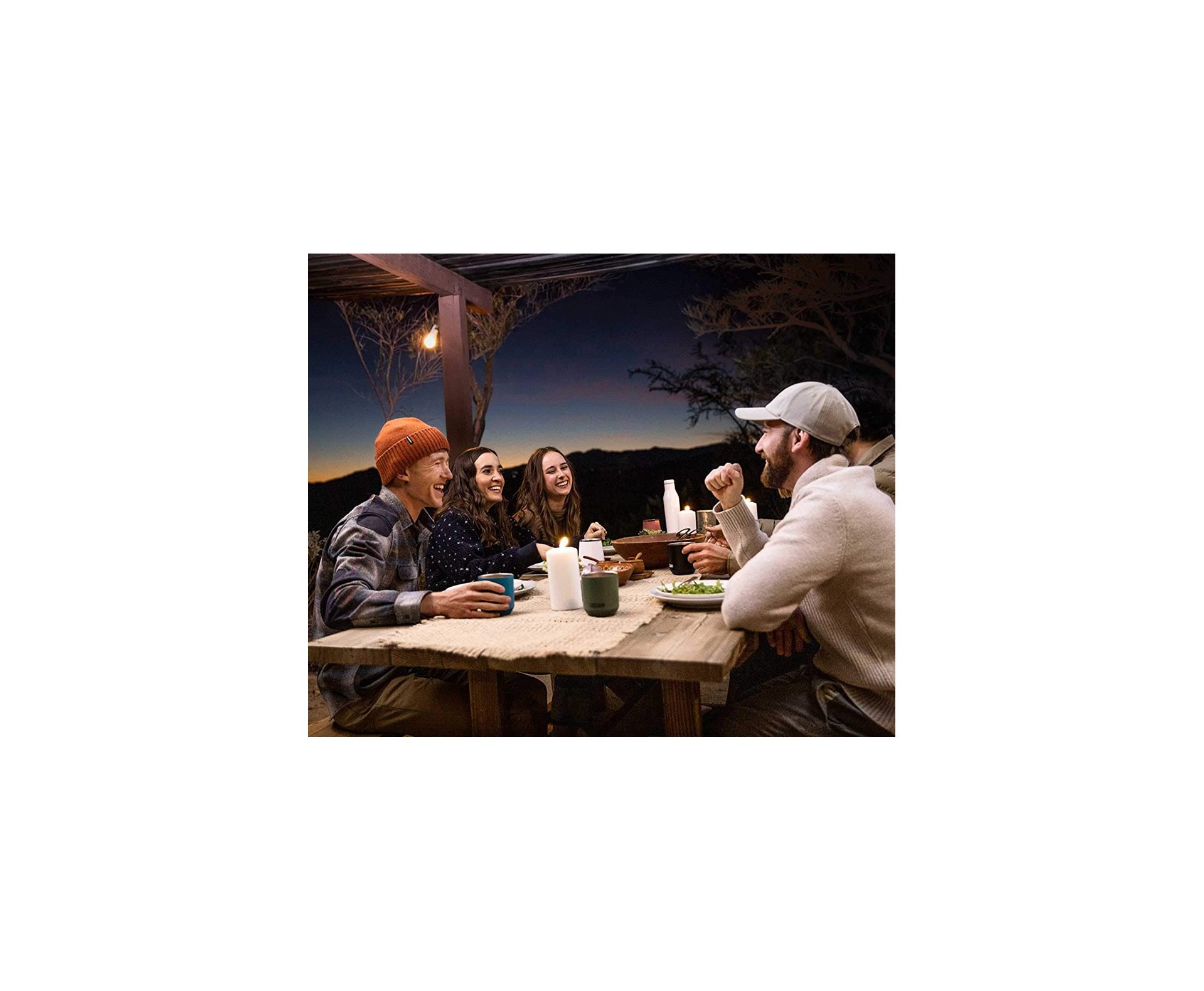 Copo térmico com Tampa Camelbak Thumbler 500ML Branco