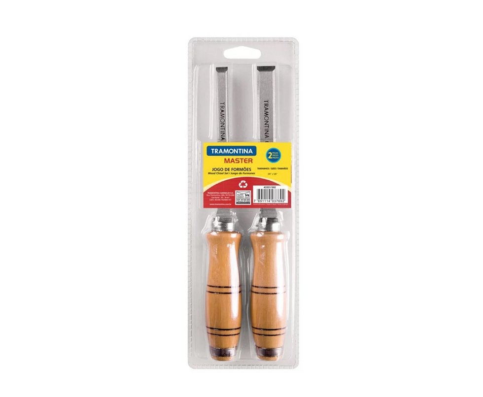 Jogo de Formões - 2 Peças  - Tramontina