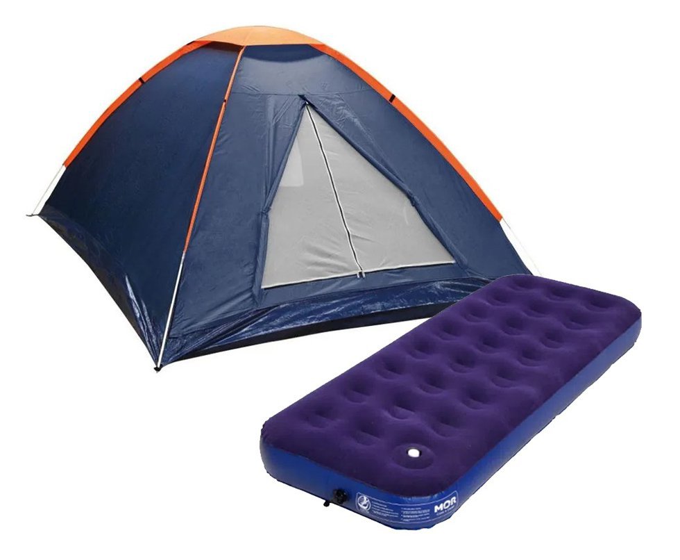 Barraca Camping pescaria praia Iglu 3 Panda NKT + Colchao Solteiro