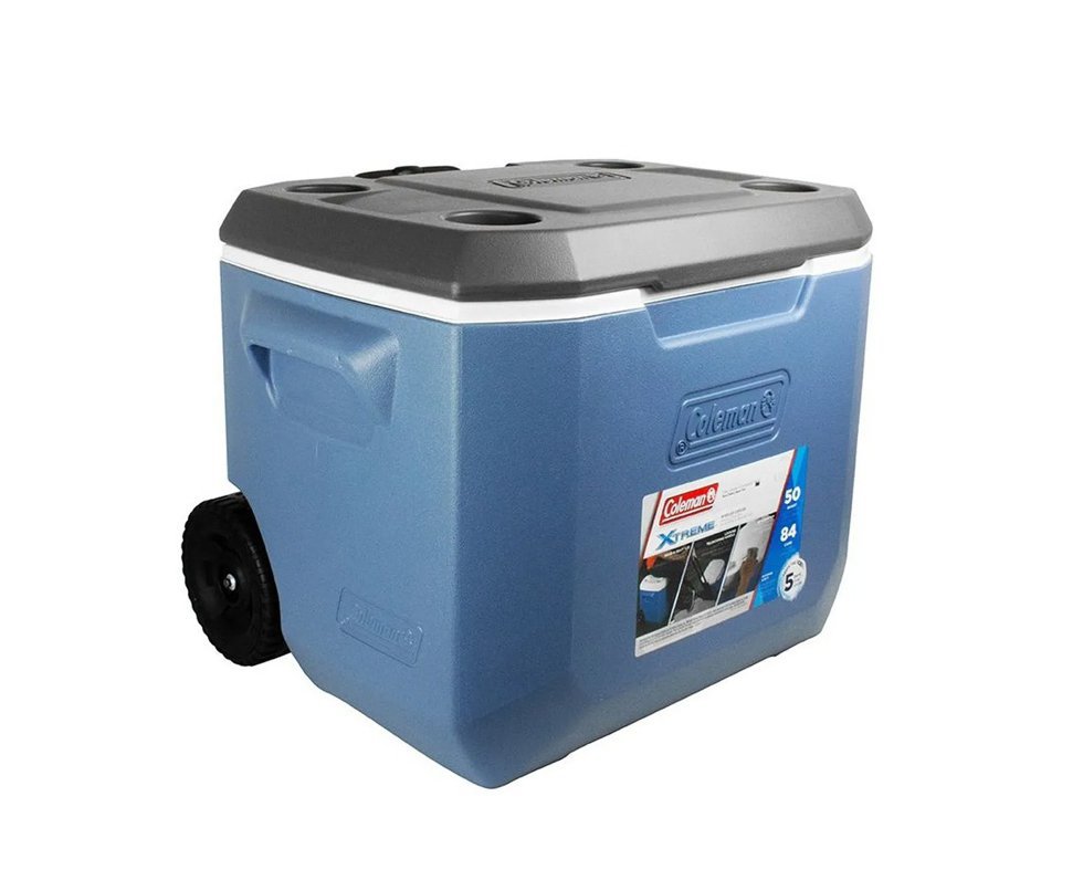 Caixa Térmica Coleman 50QT (47,3L) Xtreme 2 com Rodas Azul