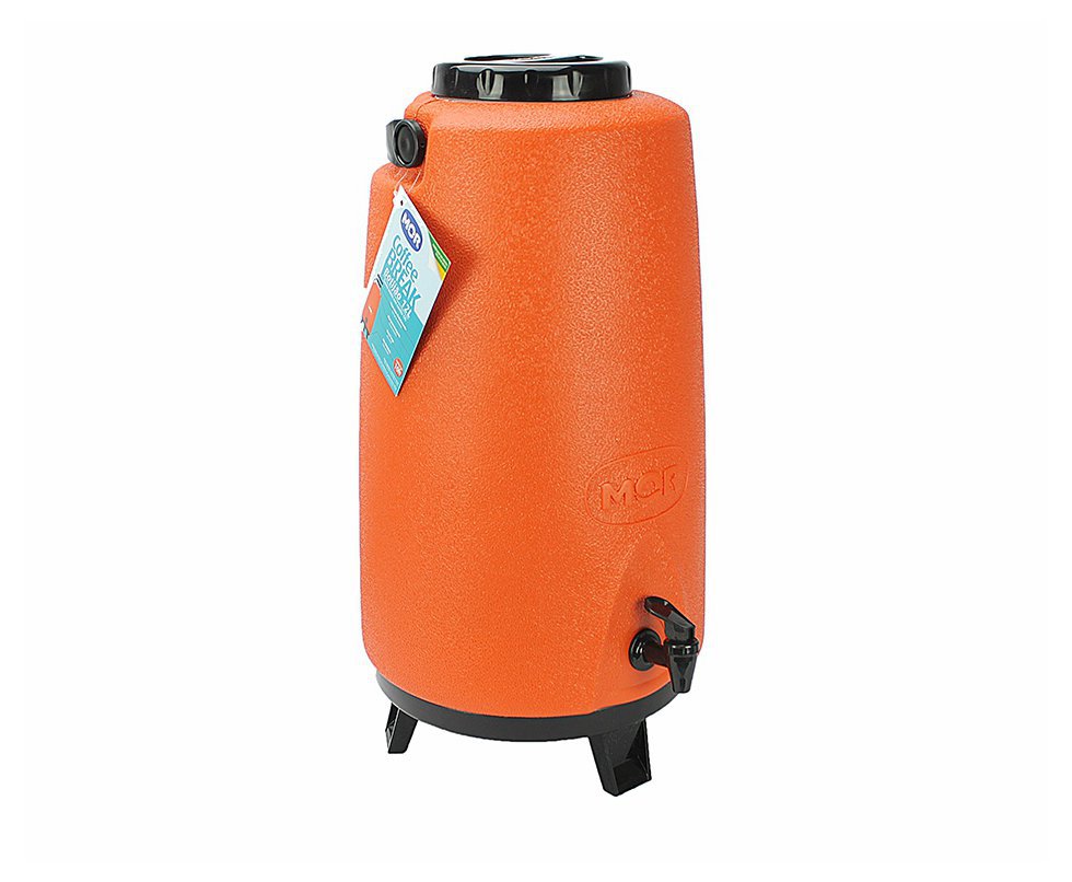 Botijão Térmico Com Torneira E Tripé Coffee Break 12 Litros Quente E Frio Mor - Laranja