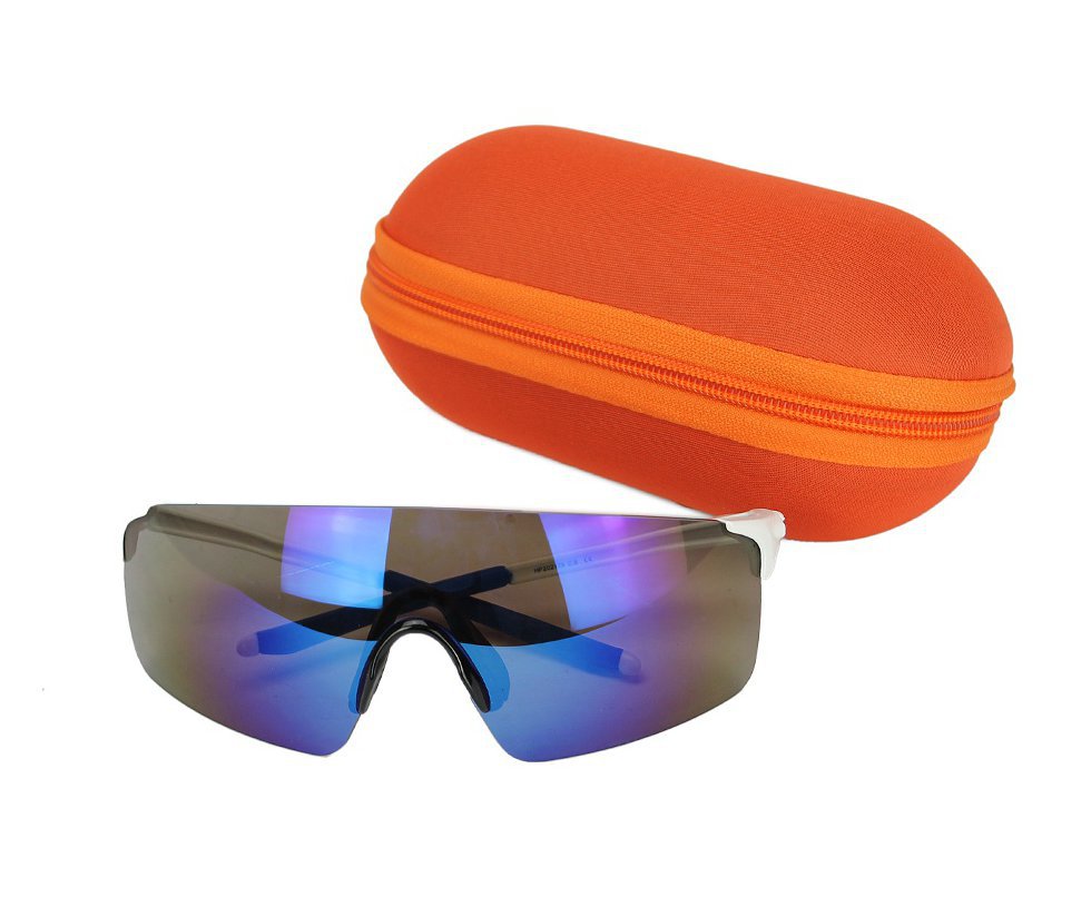 Óculos Ciclismo Mountain Bike Speed 1 Azul Branco Insano Shades