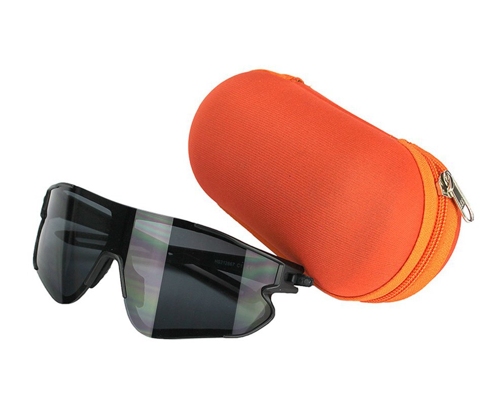 Óculos Bike Ciclismo Nuthead Armação Preta - Lente Preta Insano Shades