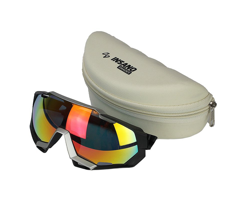 Óculos Bike Ciclista Side Track I Armação Preta - Lente Furtacor Insano Shades