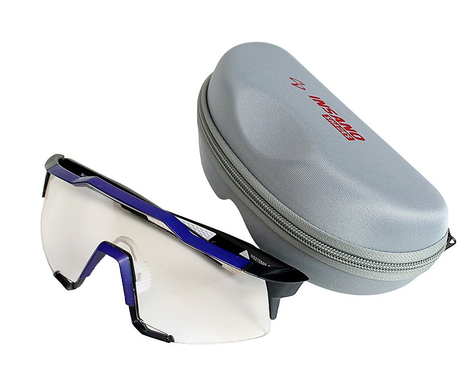 Rush I Armação Azul/Preto - Lente Transparente