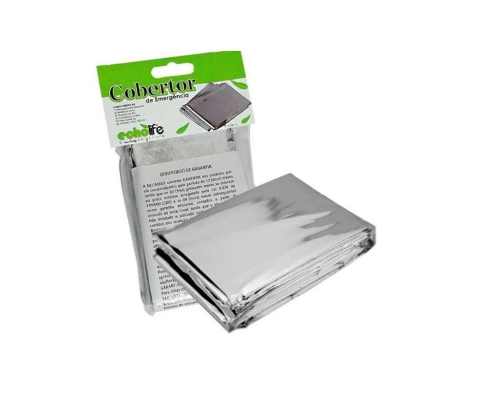 Cobertor De Emergência Em Alumínio