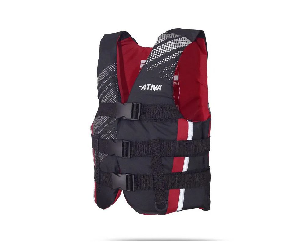 Colete Salva-vidas Ativa 55 Pro Homologado | Vermelho