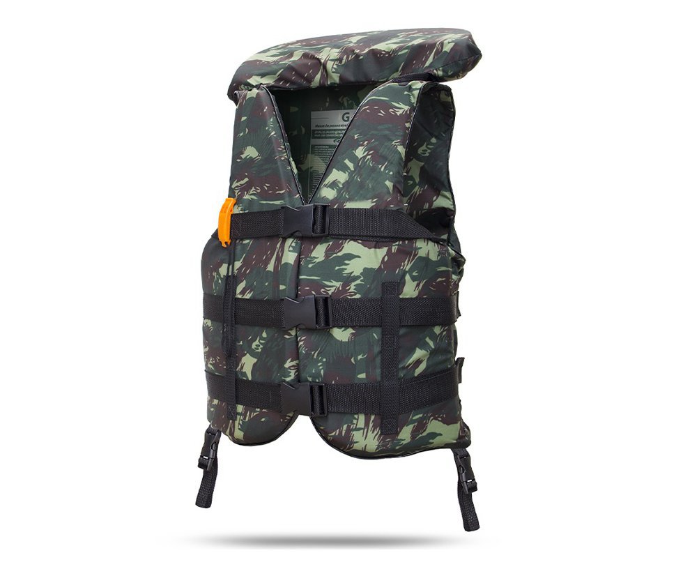 Colete Salva Vidas Homologado Ativa Ligth Camuflado