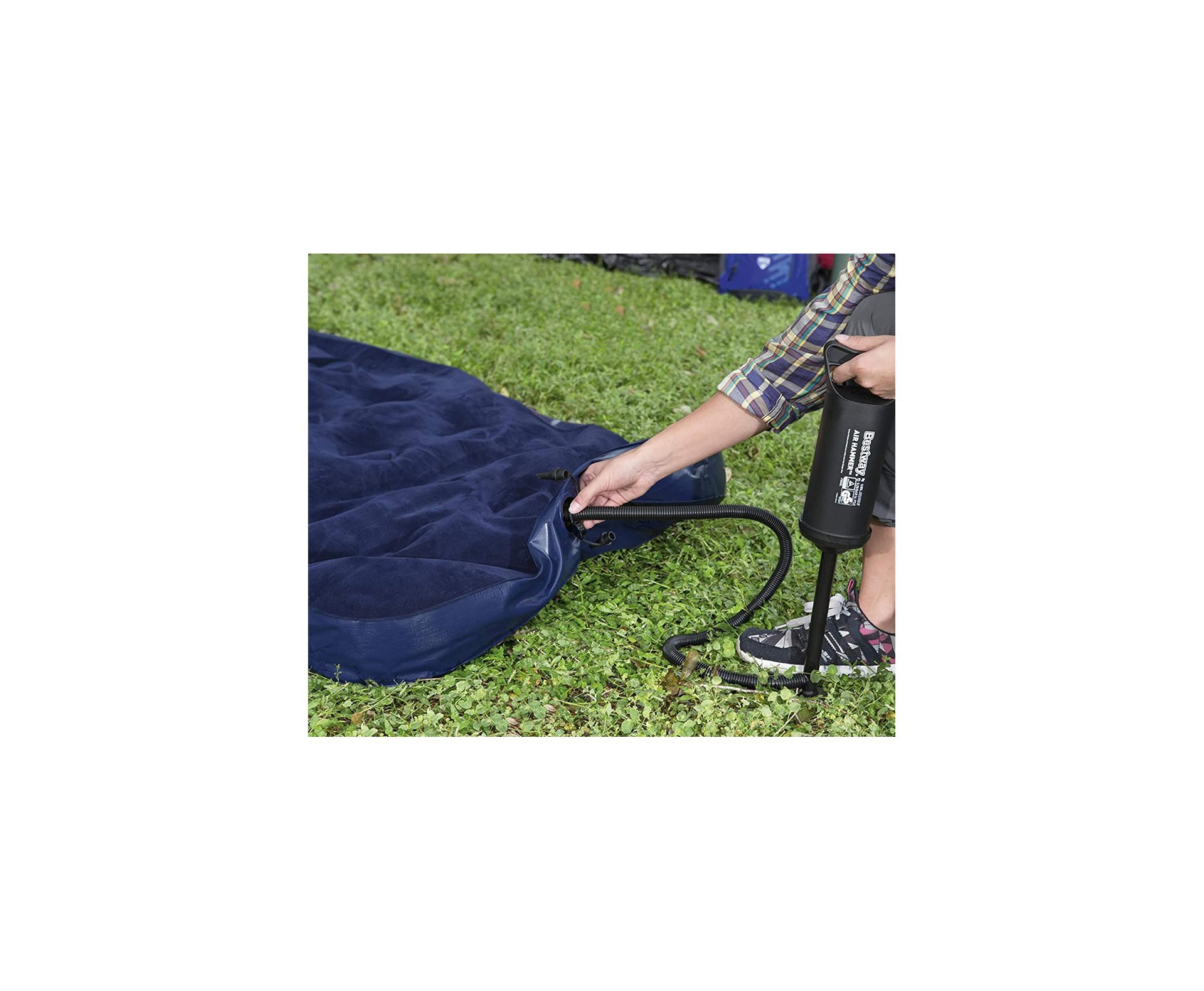 Colchão Inflável Best Way Solteiro Azul