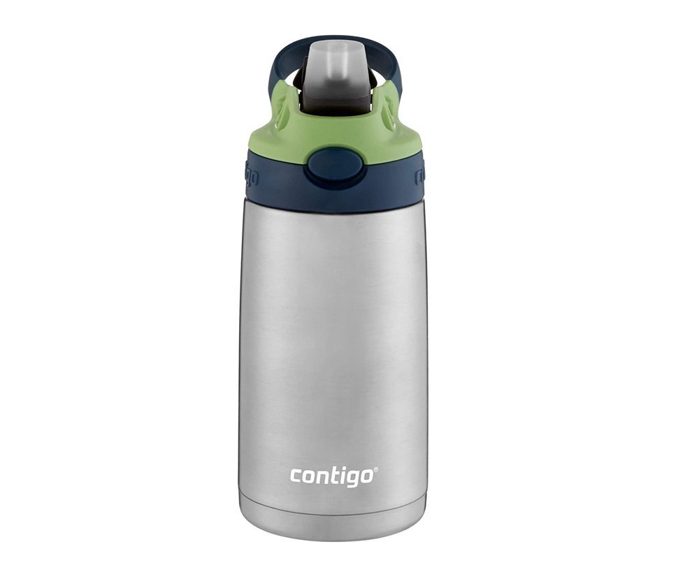 Squeeze Garrafa Térmico Infantil Kids Contigo 384ML Inox  Autospout - Verde