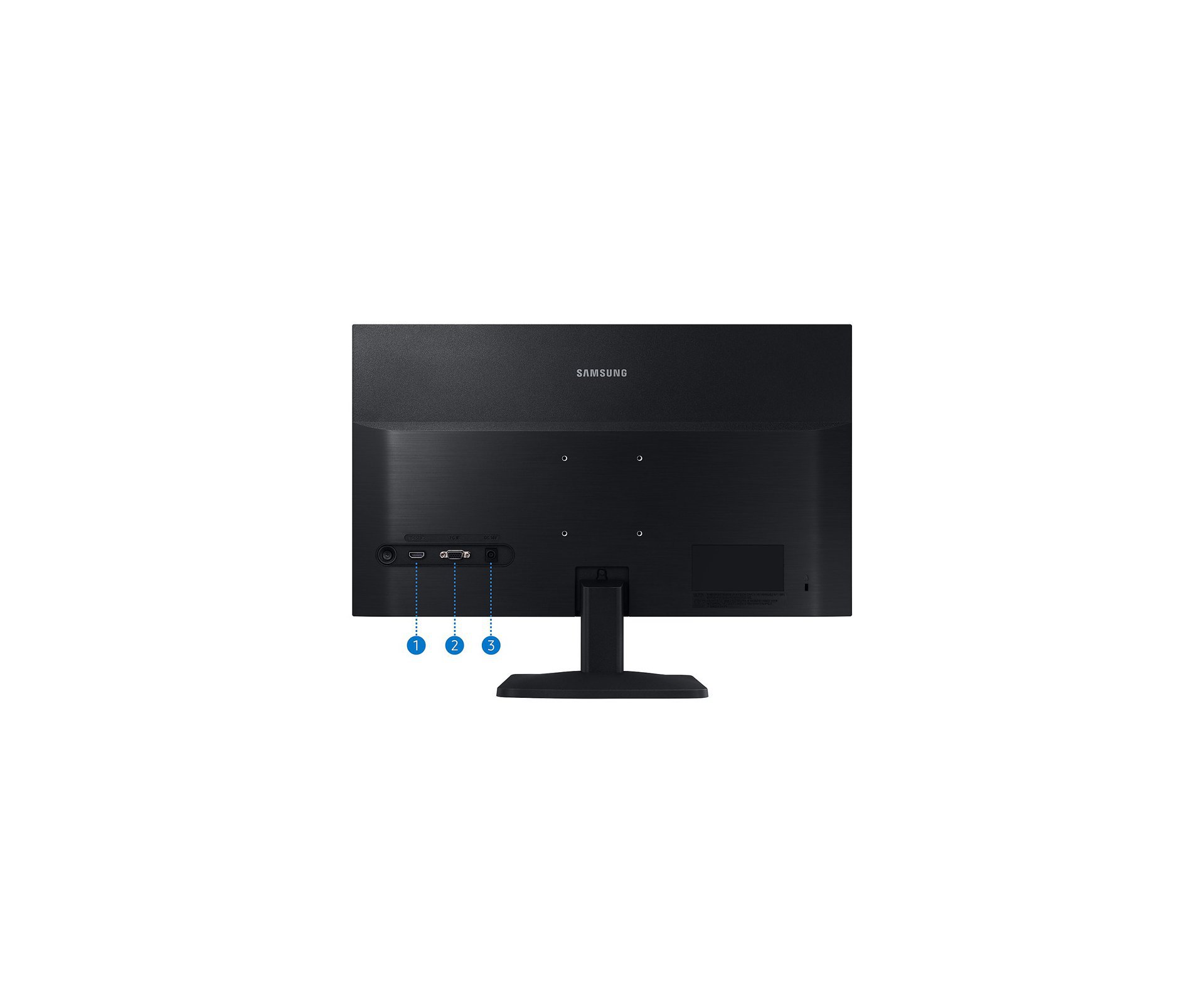 Monitor Samsung 22 FHD HDMI VGA 60HZ Preto - LS22A33ANHLXZD