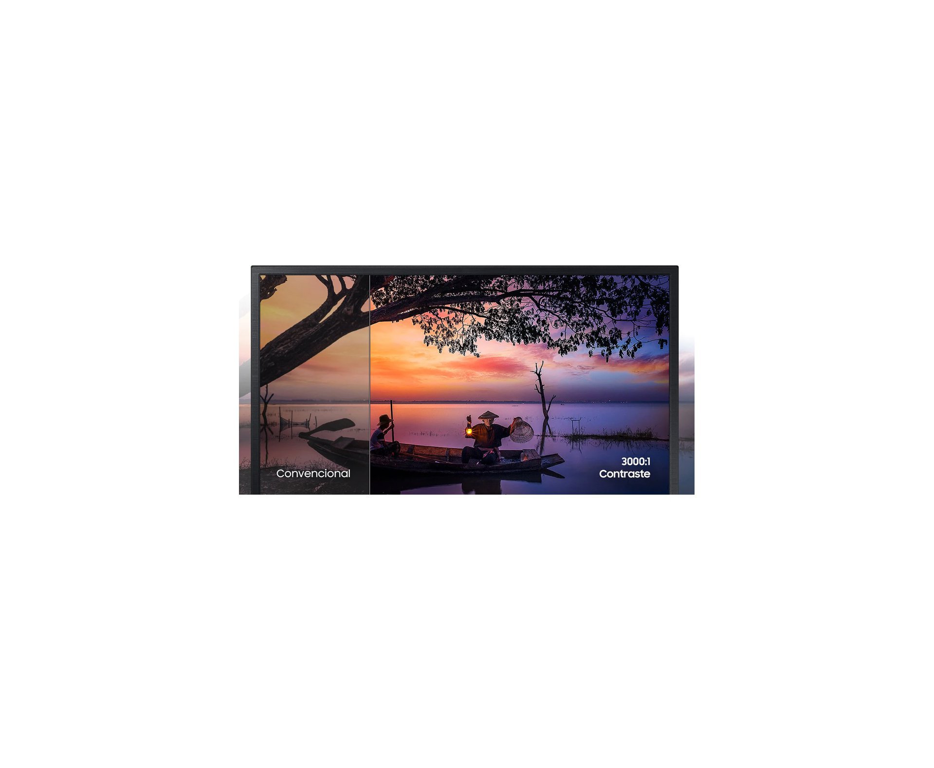 Monitor Samsung 22 FHD HDMI VGA 60HZ Preto - LS22A33ANHLXZD