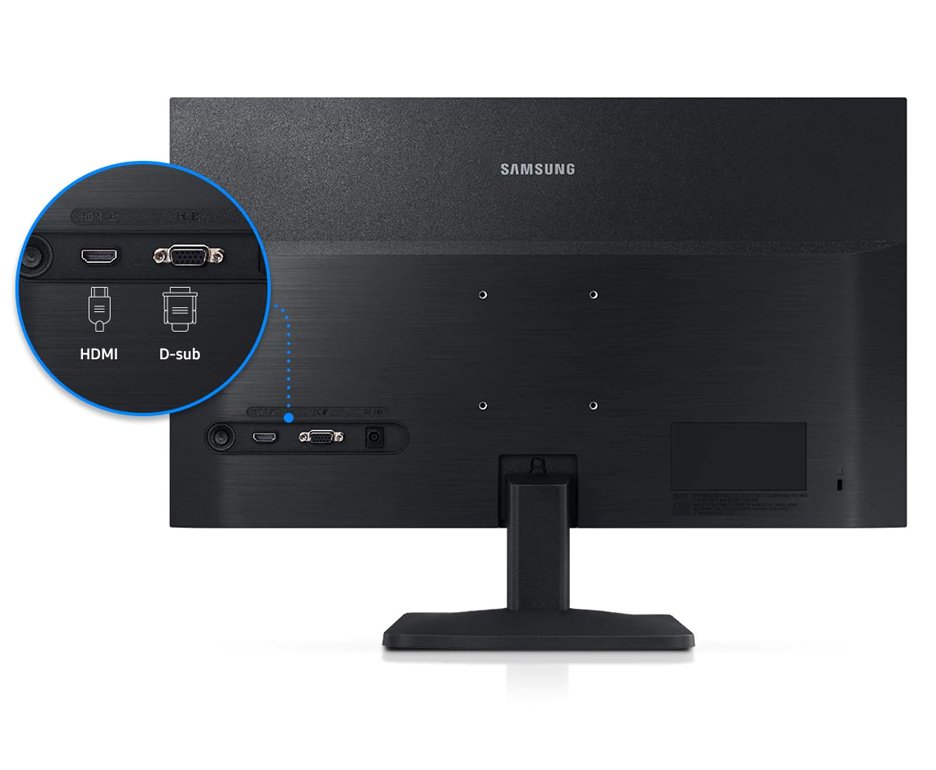 Monitor Samsung 22 FHD HDMI VGA 60HZ Preto - LS22A33ANHLXZD