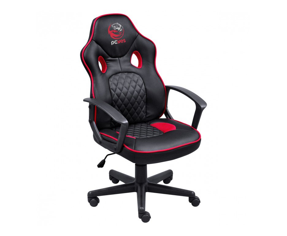 Cadeira Escritório Gamer Pcyes Racer Master STI Vermelha - MADSTIMSVM
