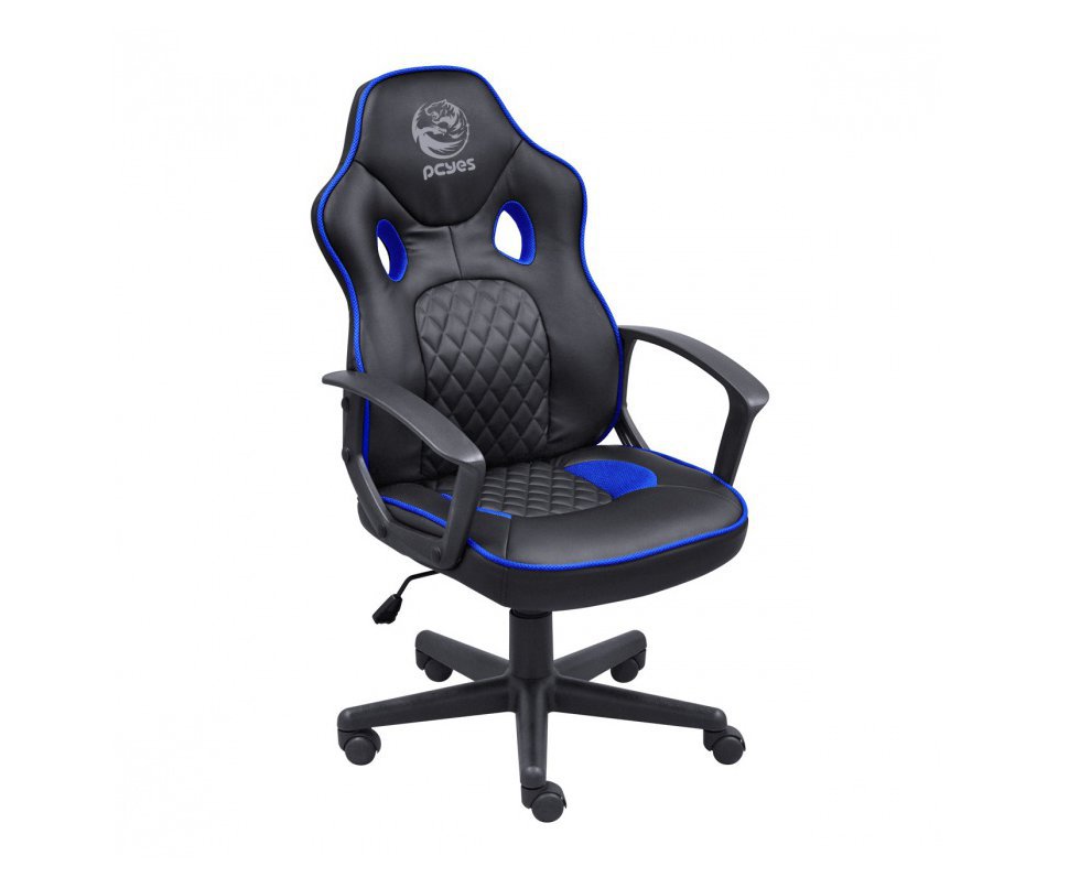 Cadeira Gamer Pcyes Mad Racer Master Sti Madstimsvm - Preto/Azul