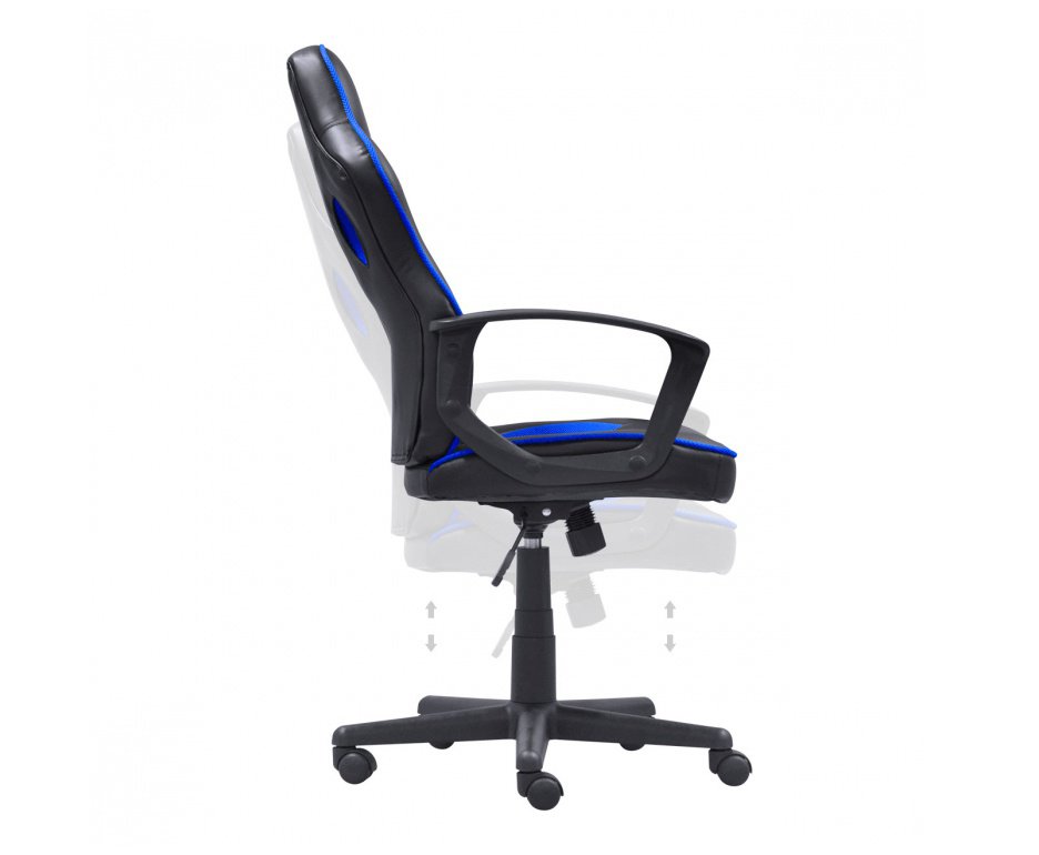 Cadeira Gamer Pcyes Mad Racer Master Sti Madstimsvm - Preto/Azul