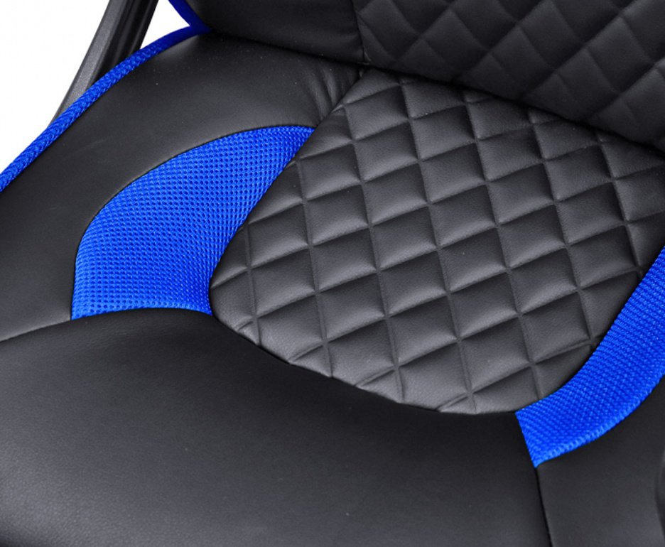 Cadeira Gamer Pcyes Mad Racer Master Sti Madstimsvm - Preto/Azul