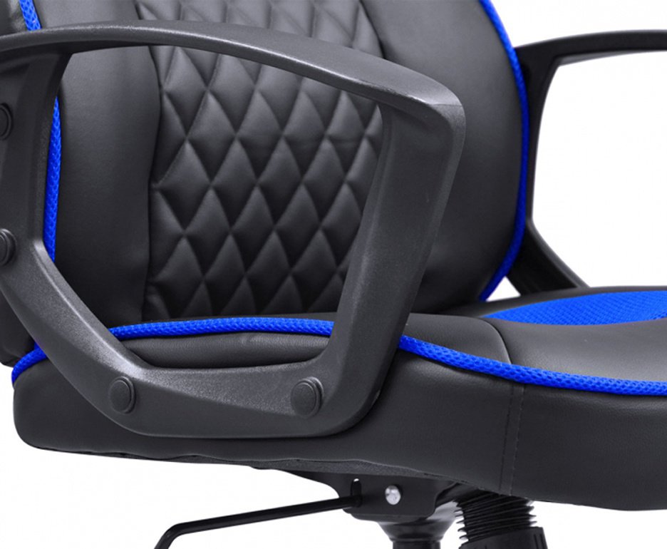 Cadeira Gamer Pcyes Mad Racer Master Sti Madstimsvm - Preto/Azul