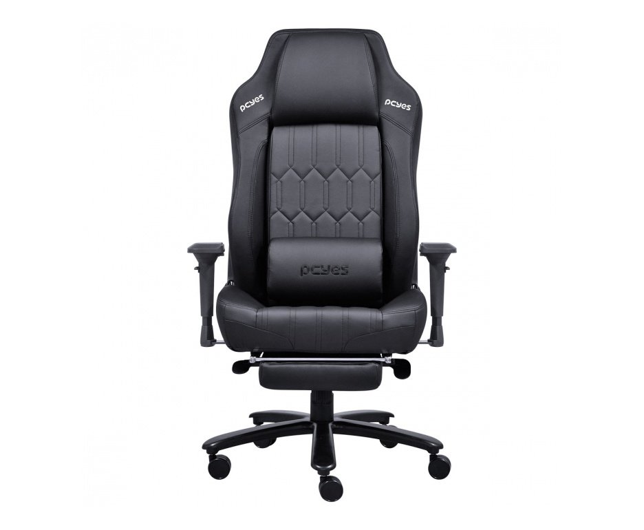Cadeira Gamer Pcyes Mad Racer V16 Preta Em Material Sintético