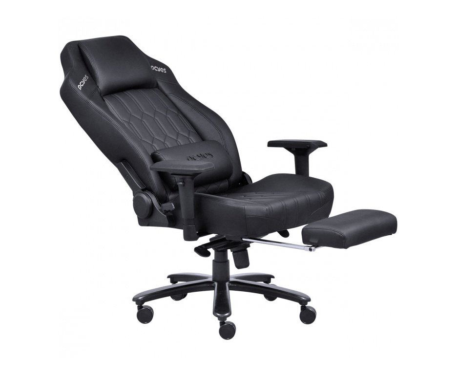 Cadeira Gamer Pcyes Mad Racer V16 Preta Em Material Sintético