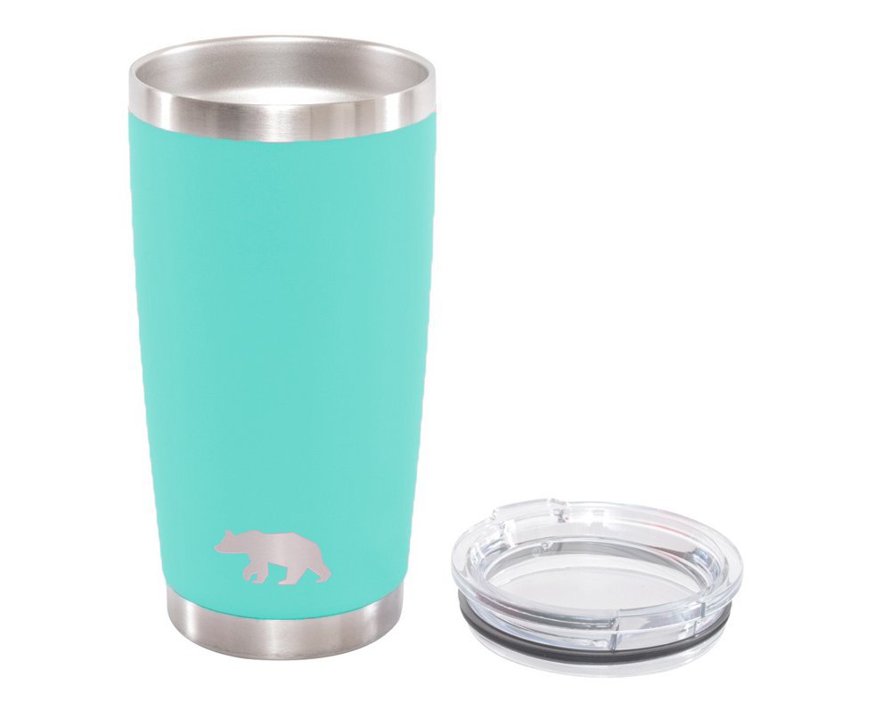 Copo Térmico QGK Tumbler Cerveja 12h Gelada 8h Quente 591ml Com Tampa - Turquesa