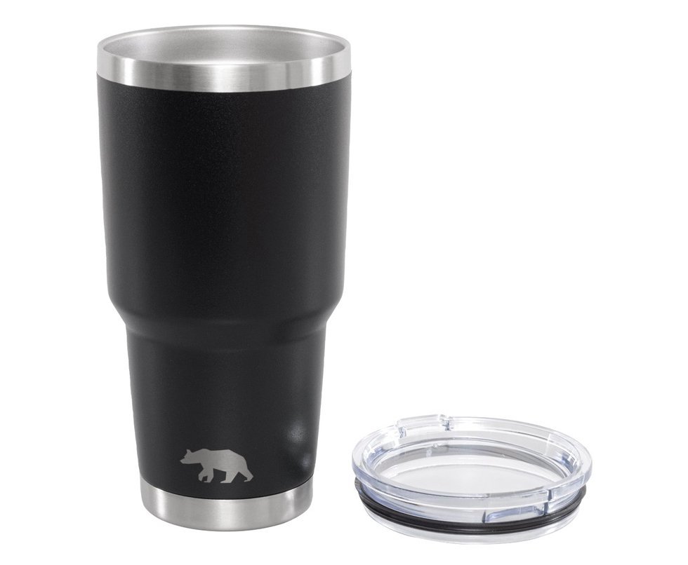 Copo Térmico QGK Cerveja 12h Gelada 8h Quente Com Tampa 887ml - Preto