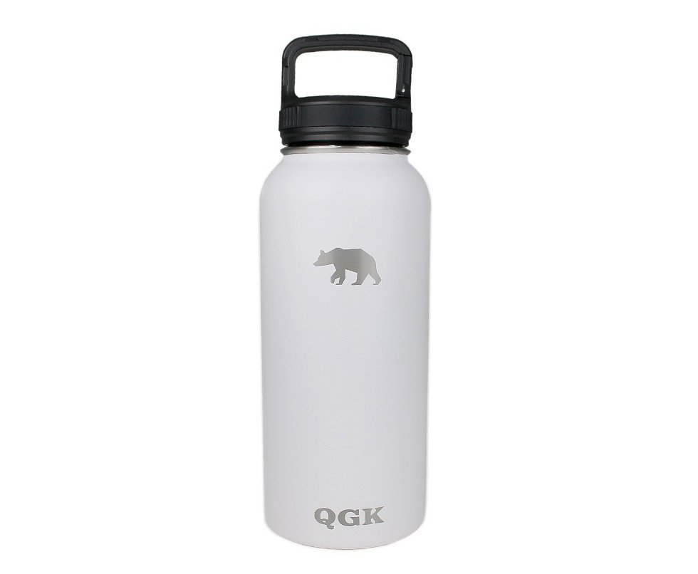 Garrafa Térmica QGK PL 32OZ 946ML Com Tampa - Branca