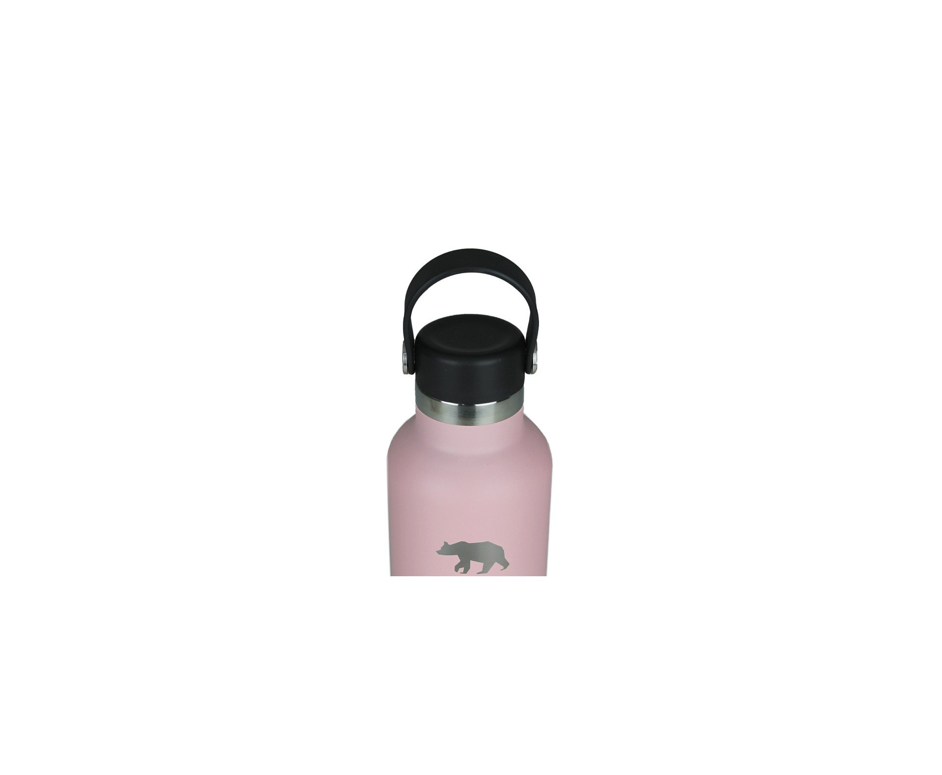 Garrafa Térmica PE Inox 709ml 24oz Rosa Com Tampa - QGK