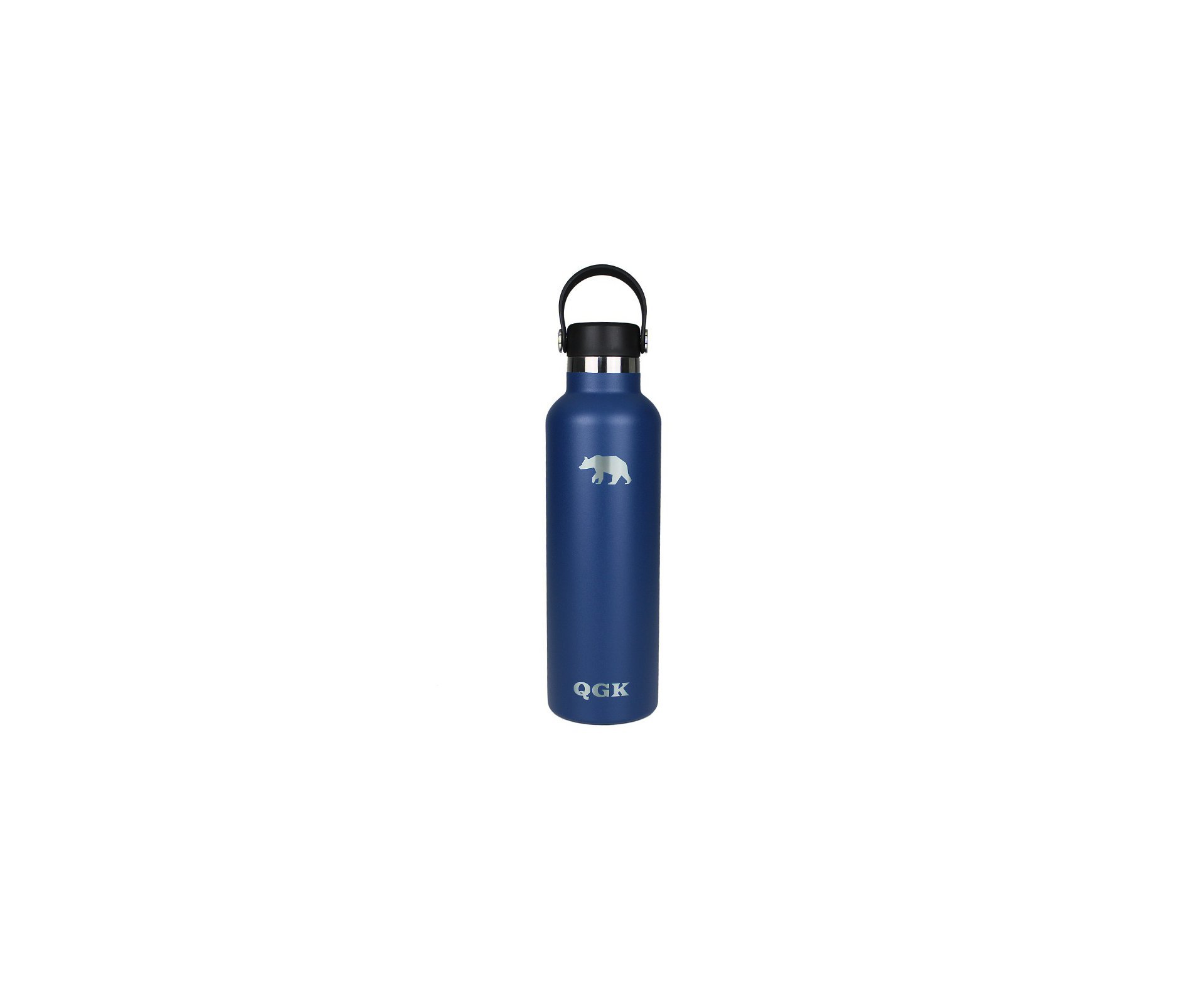 Garrafa Térmica PE Inox 709ml 24oz Azul Escuro Com Tampa - QGK