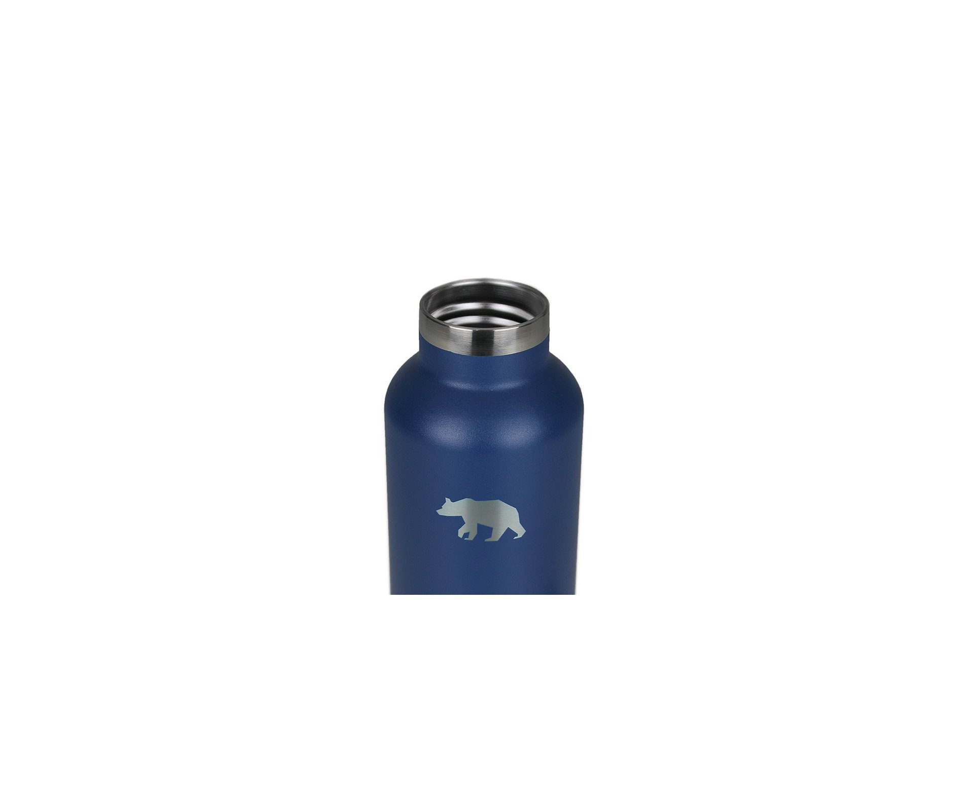 Garrafa Térmica PE Inox 709ml 24oz Azul Escuro Com Tampa - QGK