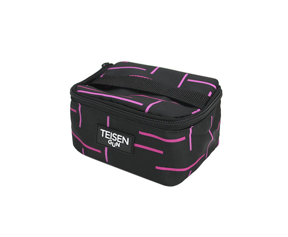 Bolsa Térmica Teisen Gun Rosa/Preto 1L - P 11X15cm